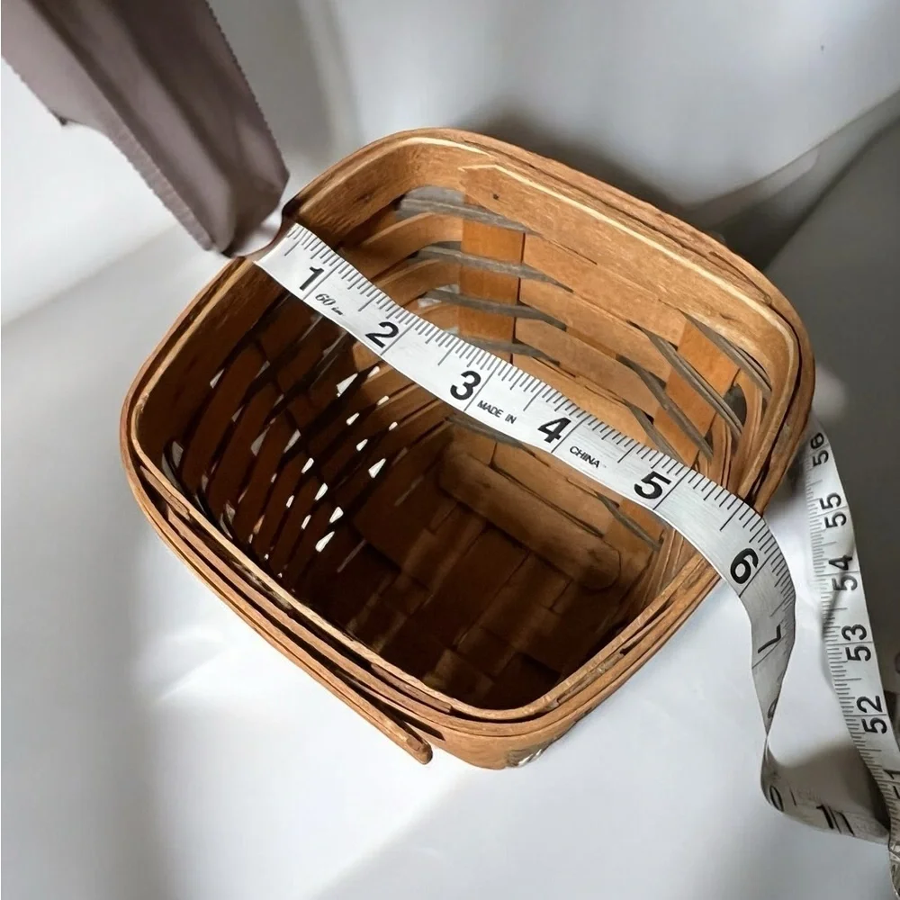 🌻VINTAGE Small Longaberger Wooden Woven Basket